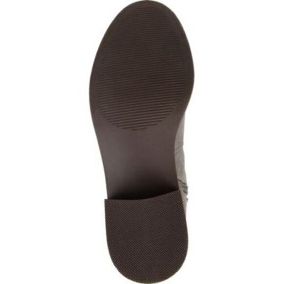 JOURNEE COLLECTION Womens Gray Distressed Stretch Zip-Up Riding Boot 6 - Picture 4 of 4